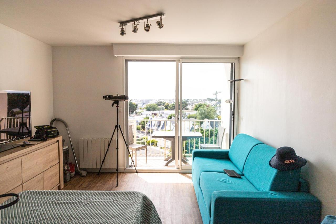 Appartement Vue Panoramique Mer, Pret De Velos, Wifi Quiberon Eksteriør billede